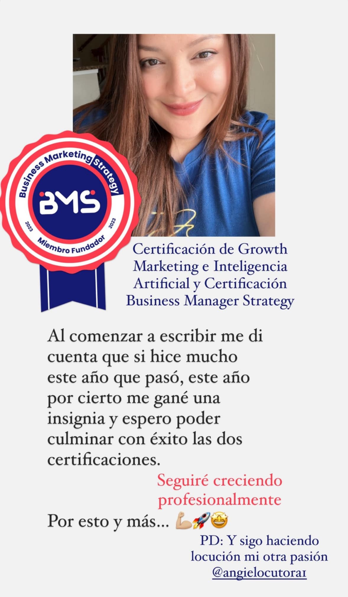Certificada en Bussines marketing Strategy