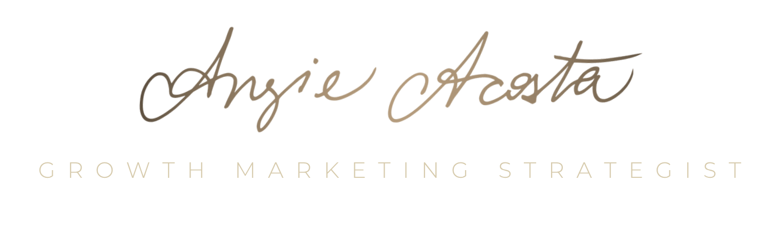 Firma Angie Acosta, digital marketing